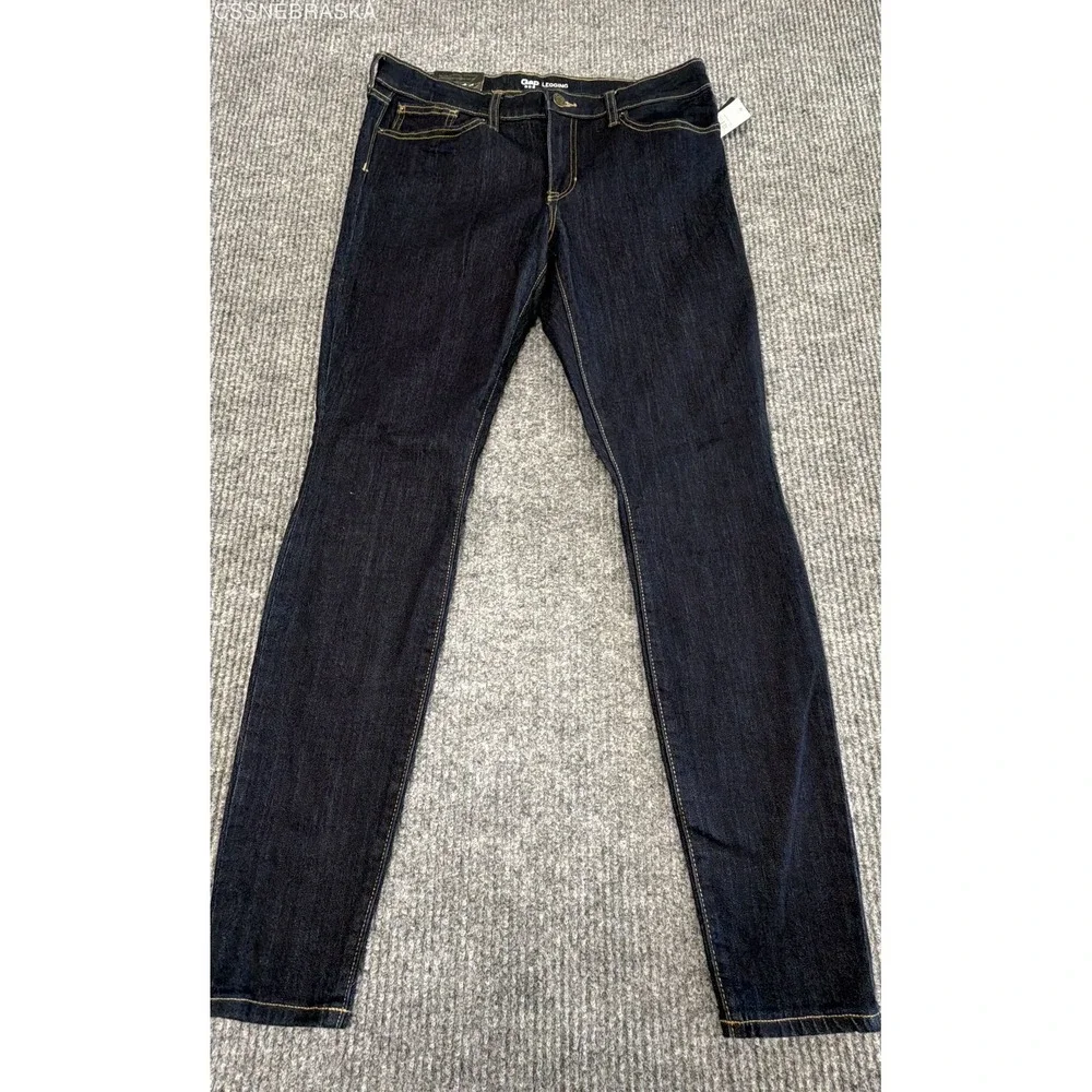 Gap Womens Leggings Size Denim Blue Skinny Regular Fit - Size Size 10/30R